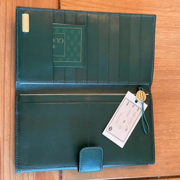 Gucci green Leather wallet set - Picture 8 of 12